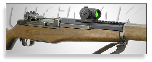 M12 mount on M1 Garand with Aimpoint sight